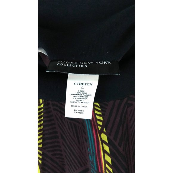 Jones New York Collection sheer silk flowy maxi skirt - Picture 3 of 4